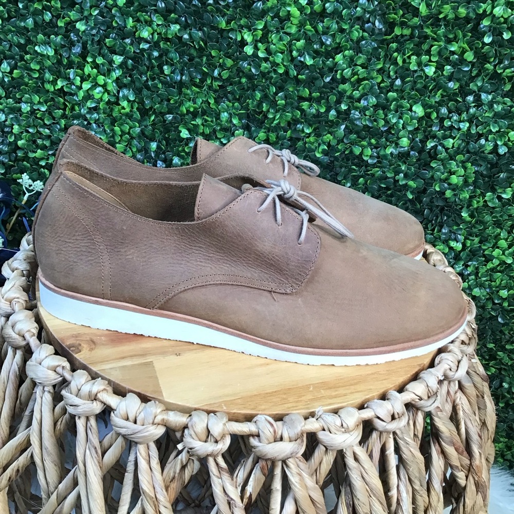 Men's nisolo leather light weight flex‎ derby Leather Shoes new in box